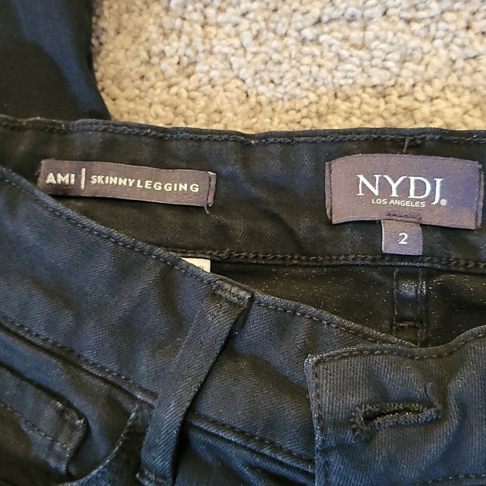 4/$20 NYDJ Black Skinny Leggings - Picture 2 of 4